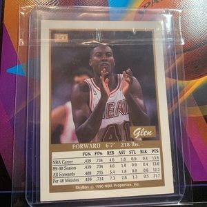 1990 SkyBox Glen Rice #150 ROOKIE Basketball Card